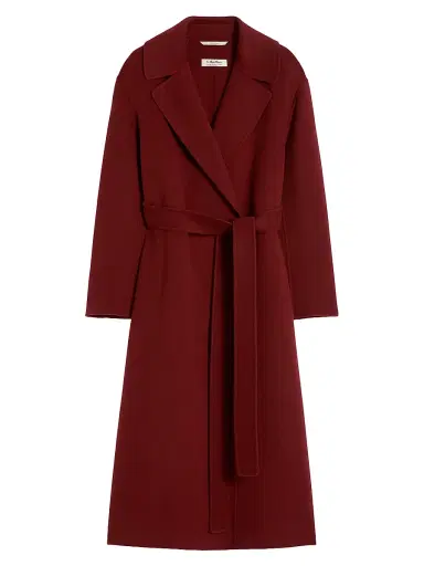 Max Mara Women's Wool Robe Coat - Raspberry - Size 16 | Thumbnail 1 Max Mara Women's Wool Robe Coat - Raspberry - Size 16 | Thumbnail 1