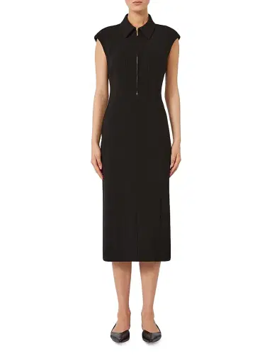 Max Mara Women's Cady Midi Dress - Black - Size 14 | Thumbnail 2 Max Mara Women's Cady Midi Dress - Black - Size 14 | Thumbnail 2