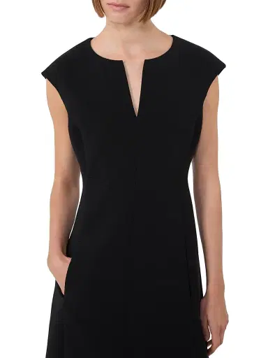 Max Mara Women's Cady Princess Line Dress - Black | Thumbnail 4 Max Mara Women's Cady Princess Line Dress - Black | Thumbnail 4
