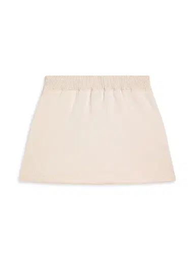 Dolce & Gabbana Little Girl's & Girl's Logo Sequined Fleece Skirt - Rosa Pallido | Thumbnail 3 Dolce & Gabbana Little Girl's & Girl's Logo Sequined Fleece Skirt - Rosa Pallido | Thumbnail 3