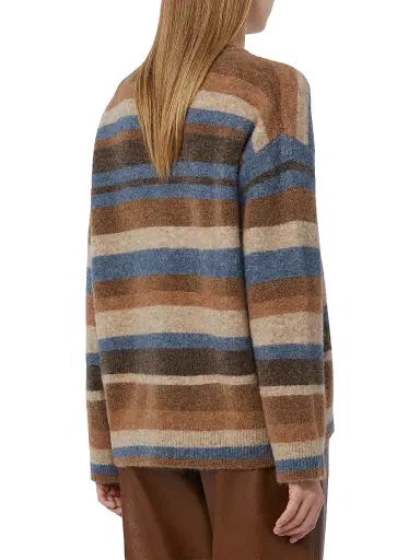 Max Mara Women's Alpaca and Wool Sweater - Beige Multicolor - Size Large | Thumbnail 3 Max Mara Women's Alpaca and Wool Sweater - Beige Multicolor - Size Large | Thumbnail 3