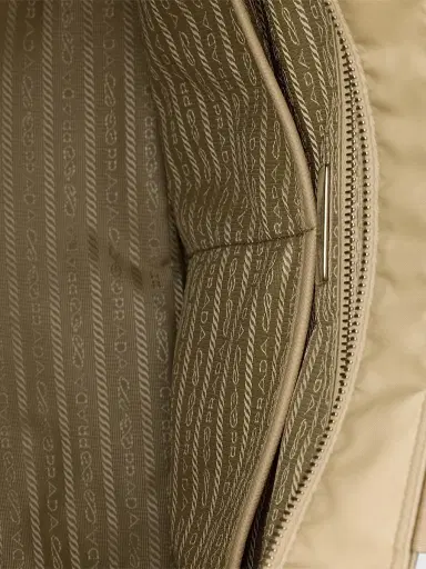 Prada Re-Nylon Baby Bag - Beige Khaki | Thumbnail 4 Prada Re-Nylon Baby Bag - Beige Khaki | Thumbnail 4
