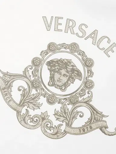 Versace Baby Boy's & Little Boy's Medusa Crest Jersey T-Shirt - White - Size 5 | Thumbnail 3 Versace Baby Boy's & Little Boy's Medusa Crest Jersey T-Shirt - White - Size 5 | Thumbnail 3