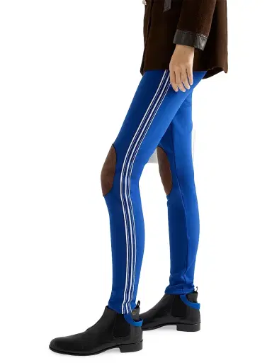 Prada Women's Fleece Leggings - Blue | Thumbnail 3 Prada Women's Fleece Leggings - Blue | Thumbnail 3
