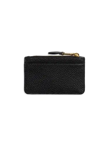 Miu Miu Women's Leather Card Holder - Black | Thumbnail 2 Miu Miu Women's Leather Card Holder - Black | Thumbnail 2