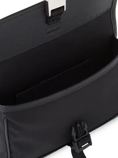 Prada Men's Re-Nylon And Saffiano Leather Smartphone Case - Black | Thumbnail 2 Prada Men's Re-Nylon And Saffiano Leather Smartphone Case - Black | Thumbnail 2