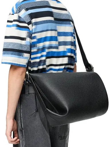 Loewe Men's Medium Loop Bucket Bag - Black | Thumbnail 2 Loewe Men's Medium Loop Bucket Bag - Black | Thumbnail 2