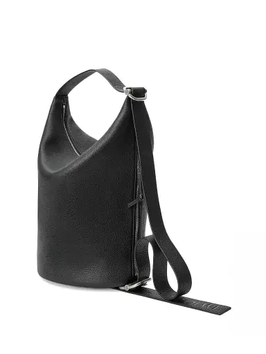 Loewe Men's Medium Loop Bucket Bag - Black | Thumbnail 3 Loewe Men's Medium Loop Bucket Bag - Black | Thumbnail 3