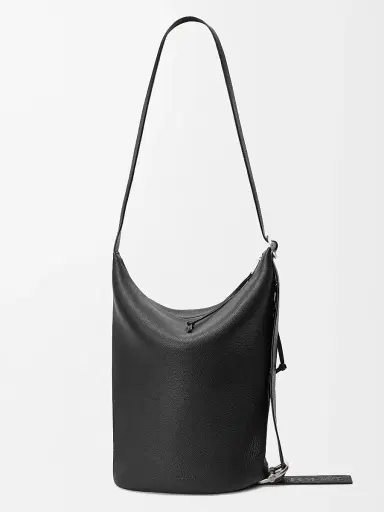 Loewe Men's Medium Loop Bucket Bag - Black | Thumbnail 4 Loewe Men's Medium Loop Bucket Bag - Black | Thumbnail 4