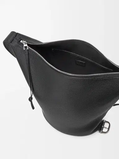 Loewe Men's Medium Loop Bucket Bag - Black | Thumbnail 5 Loewe Men's Medium Loop Bucket Bag - Black | Thumbnail 5