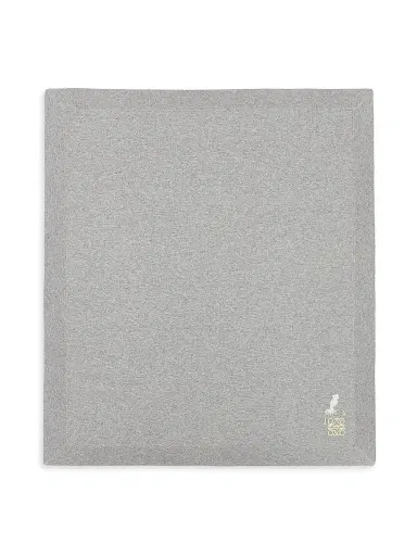 Loewe Squid Cashmere Baby Blanket - Grey | Thumbnail 1 Loewe Squid Cashmere Baby Blanket - Grey | Thumbnail 1