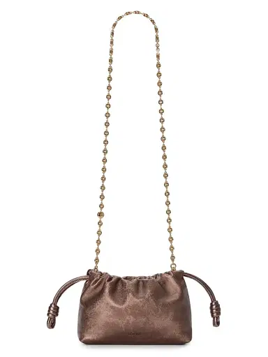 Loewe Women's Mini Flamenco Metallic Leather Clutch | Thumbnail 5 Loewe Women's Mini Flamenco Metallic Leather Clutch | Thumbnail 5