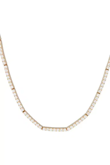 SIDNEY GARBER Full Diamond Necklace - 15in | Thumbnail 1 SIDNEY GARBER Full Diamond Necklace - 15in | Thumbnail 1