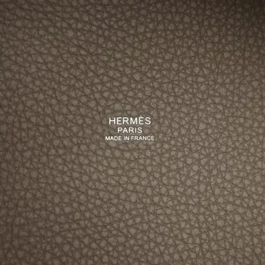HERMÈS Hermes Picotin Lock 18 Etoupe Clemence Palladium Hardware | Thumbnail 8 HERMÈS Hermes Picotin Lock 18 Etoupe Clemence Palladium Hardware | Thumbnail 8