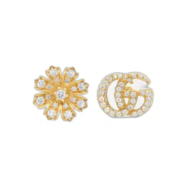 Gucci Gucci Flora 18K Yellow Gold Diamond Stud Earrings by The Solist | Thumbnail 1 Gucci Gucci Flora 18K Yellow Gold Diamond Stud Earrings by The Solist | Thumbnail 1