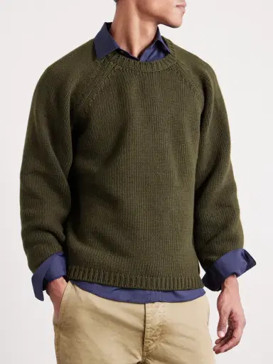 BODE Ribbed-Knit Cashmere Sweater - Men | Thumbnail 6 BODE Ribbed-Knit Cashmere Sweater - Men | Thumbnail 6