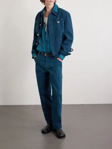Versace Embellished Cotton-Canvas Blouson Jacket - Men | Thumbnail 2 Versace Embellished Cotton-Canvas Blouson Jacket - Men | Thumbnail 2
