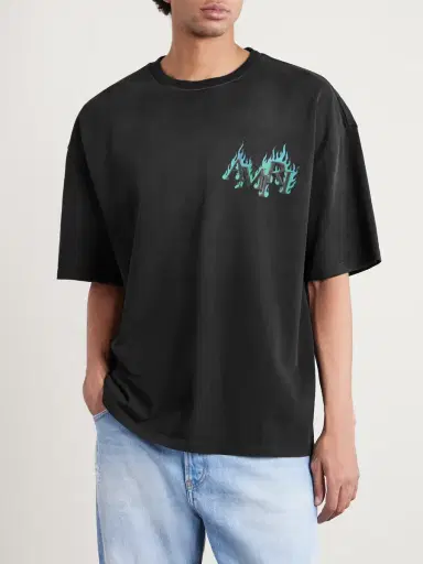 AMIRI Logo-Print Cotton-Jersey T-Shirt - Men | Thumbnail 3 AMIRI Logo-Print Cotton-Jersey T-Shirt - Men | Thumbnail 3