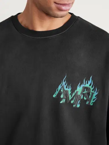 AMIRI Logo-Print Cotton-Jersey T-Shirt - Men | Thumbnail 5 AMIRI Logo-Print Cotton-Jersey T-Shirt - Men | Thumbnail 5