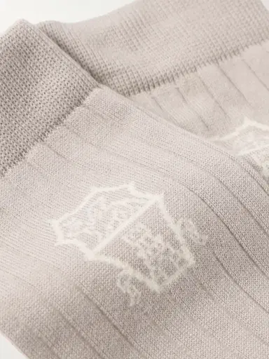 Brunello Cucinelli Logo-Jacquard Ribbed Cotton Socks - Men | Thumbnail 2 Brunello Cucinelli Logo-Jacquard Ribbed Cotton Socks - Men | Thumbnail 2