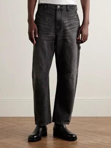 Nili Lotan Carpenter Straight-Leg Cropped Jeans - Men | Thumbnail 3 Nili Lotan Carpenter Straight-Leg Cropped Jeans - Men | Thumbnail 3