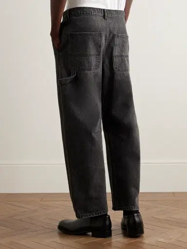 Nili Lotan Carpenter Straight-Leg Cropped Jeans - Men | Thumbnail 4 Nili Lotan Carpenter Straight-Leg Cropped Jeans - Men | Thumbnail 4
