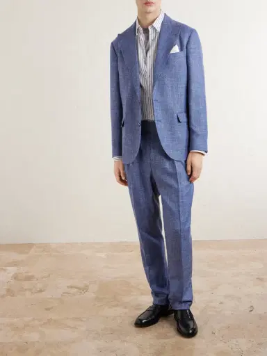 Brunello Cucinelli Straight-Leg Virgin Wool-Blend Suit Trousers - Men | Thumbnail 6 Brunello Cucinelli Straight-Leg Virgin Wool-Blend Suit Trousers - Men | Thumbnail 6