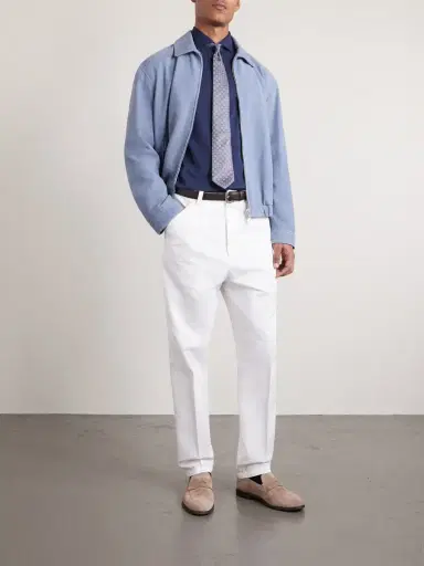 Brunello Cucinelli Cutaway-Collar Cotton Shirt - Men | Thumbnail 2 Brunello Cucinelli Cutaway-Collar Cotton Shirt - Men | Thumbnail 2
