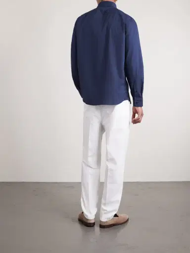 Brunello Cucinelli Cutaway-Collar Cotton Shirt - Men | Thumbnail 4 Brunello Cucinelli Cutaway-Collar Cotton Shirt - Men | Thumbnail 4