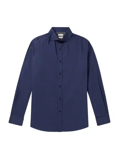 Brunello Cucinelli Cutaway-Collar Cotton Shirt - Men | Thumbnail 1 Brunello Cucinelli Cutaway-Collar Cotton Shirt - Men | Thumbnail 1