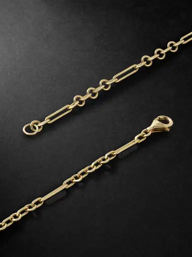 Foundrae Fine Mixed Clip Chain 18-Karat Gold Necklace - Men | Thumbnail 4 Foundrae Fine Mixed Clip Chain 18-Karat Gold Necklace - Men | Thumbnail 4