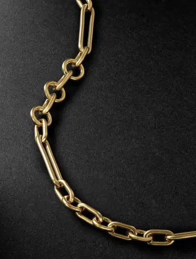 Foundrae Fine Mixed Clip Chain 18-Karat Gold Necklace - Men | Thumbnail 5 Foundrae Fine Mixed Clip Chain 18-Karat Gold Necklace - Men | Thumbnail 5