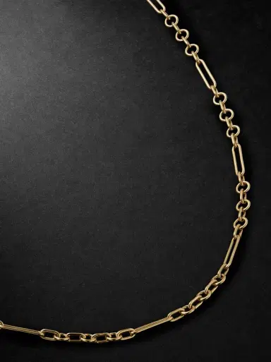 Foundrae Fine Mixed Clip Chain 18-Karat Gold Necklace - Men | Thumbnail 1 Foundrae Fine Mixed Clip Chain 18-Karat Gold Necklace - Men | Thumbnail 1