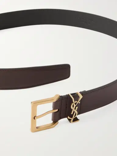 Saint Laurent 3cm Leather Belt - Men | Thumbnail 2 Saint Laurent 3cm Leather Belt - Men | Thumbnail 2
