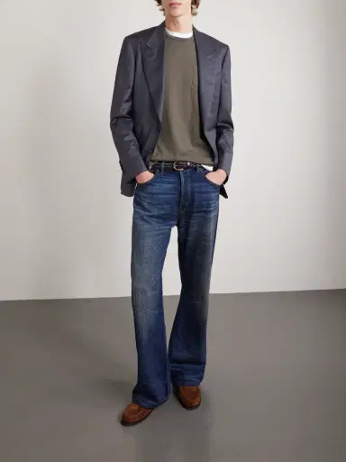 Tom Ford Cotton and Silk-Blend T-Shirt - Men | Thumbnail 2 Tom Ford Cotton and Silk-Blend T-Shirt - Men | Thumbnail 2