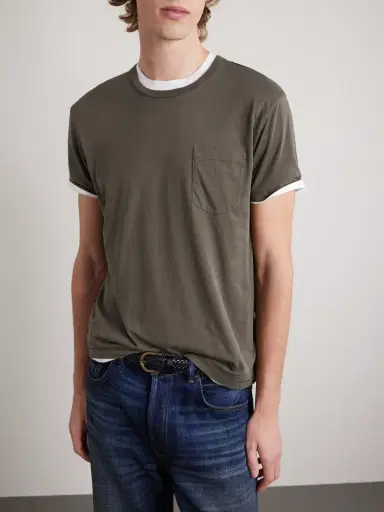 Tom Ford Cotton and Silk-Blend T-Shirt - Men | Thumbnail 4 Tom Ford Cotton and Silk-Blend T-Shirt - Men | Thumbnail 4