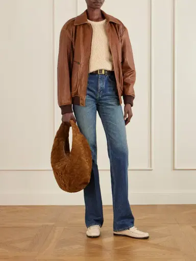 Saint Laurent Icare Matelassé Suede Shoulder Bag | Thumbnail 2 Saint Laurent Icare Matelassé Suede Shoulder Bag | Thumbnail 2