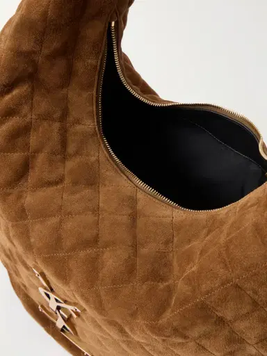 Saint Laurent Icare Matelassé Suede Shoulder Bag | Thumbnail 5 Saint Laurent Icare Matelassé Suede Shoulder Bag | Thumbnail 5