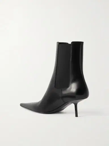 Saint Laurent Victoire Leather Ankle Boots | Thumbnail 3 Saint Laurent Victoire Leather Ankle Boots | Thumbnail 3