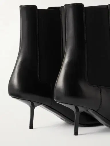 Saint Laurent Victoire Leather Ankle Boots | Thumbnail 5 Saint Laurent Victoire Leather Ankle Boots | Thumbnail 5
