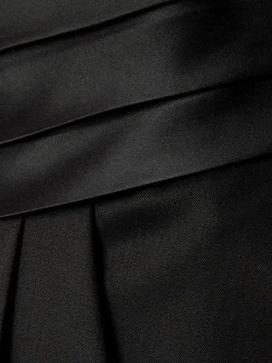 Alaïa Silk-trimmed Grain De Poudre Wool-blend Barrel-leg Pants | Thumbnail 4 Alaïa Silk-trimmed Grain De Poudre Wool-blend Barrel-leg Pants | Thumbnail 4