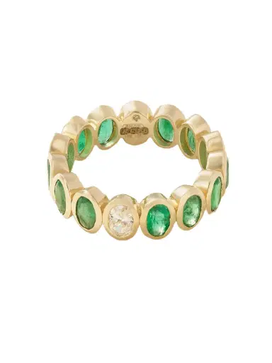 SHAY 18-karat Gold, Emerald And Diamond Ring | Thumbnail 1 SHAY 18-karat Gold, Emerald And Diamond Ring | Thumbnail 1