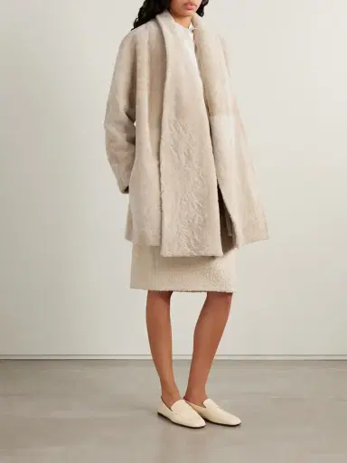 The Row Alarise Shearling Coat | Thumbnail 2 The Row Alarise Shearling Coat | Thumbnail 2