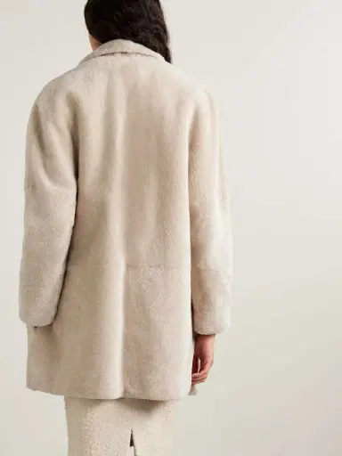 The Row Alarise Shearling Coat | Thumbnail 3 The Row Alarise Shearling Coat | Thumbnail 3
