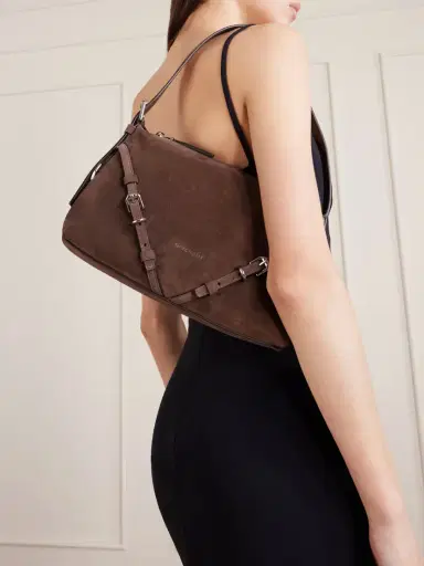 Givenchy Voyou Suede Shoulder Bag | Thumbnail 3 Givenchy Voyou Suede Shoulder Bag | Thumbnail 3