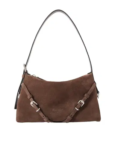 Givenchy Voyou Suede Shoulder Bag | Thumbnail 1 Givenchy Voyou Suede Shoulder Bag | Thumbnail 1