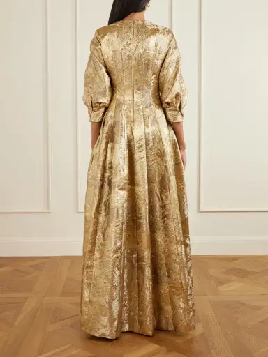 Simkhai Claravelle Jacquard Gown | Thumbnail 3 Simkhai Claravelle Jacquard Gown | Thumbnail 3
