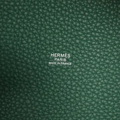 HERMÈS Hermes Picotin Lock 18 Vert Moyen Clemence Palladium Hardware | Thumbnail 8 HERMÈS Hermes Picotin Lock 18 Vert Moyen Clemence Palladium Hardware | Thumbnail 8