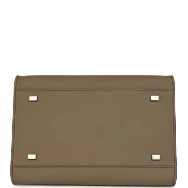 The Row The Row Soft Margaux 10 Bag Smoked Taupe Calfskin Silver Hardware | Thumbnail 6 The Row The Row Soft Margaux 10 Bag Smoked Taupe Calfskin Silver Hardware | Thumbnail 6
