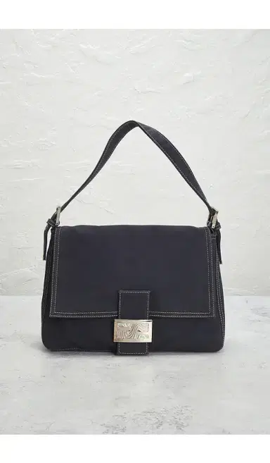 Fendi Denim Mama Baguette Shoulder Bag | Thumbnail 12 Fendi Denim Mama Baguette Shoulder Bag | Thumbnail 12